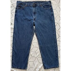 Levi's 501 Original Fit Jeans W46 L30 Cotton Denim Classic Blue Minimalist Men's